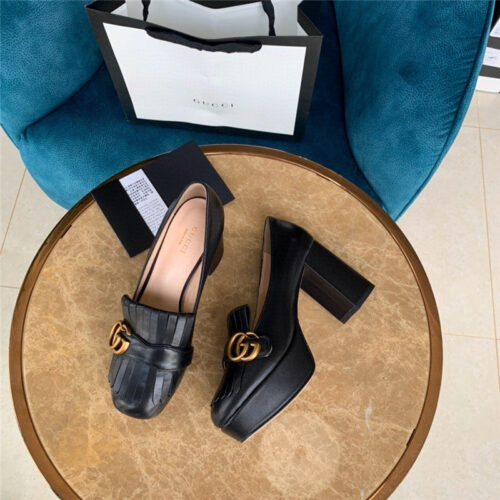 High Quality Luxury Gucci High Heels Shoes Gucci Marmont Shoes product detail