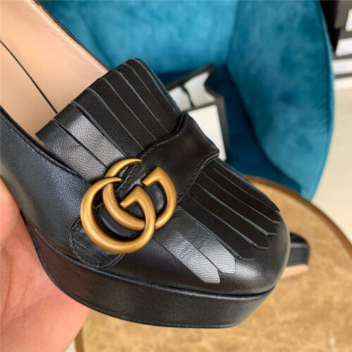 High Quality Luxury Gucci High Heels Shoes Gucci Marmont Shoes product detail