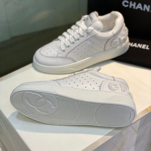 High Quality Luxury Chanel Casual Shoes Women Sneakers White product detail
