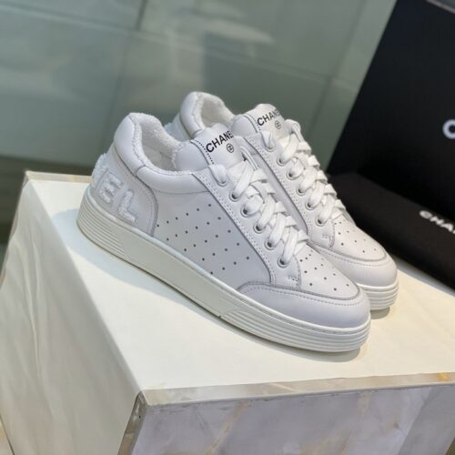 High Quality Luxury Chanel Casual Shoes Women Sneakers White product detail