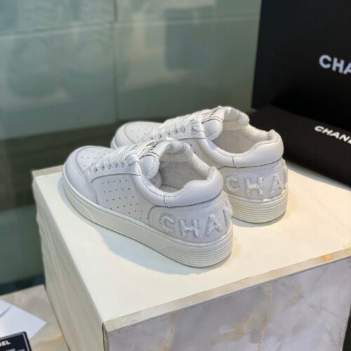 High Quality Luxury Chanel Casual Shoes Women Sneakers White product detail