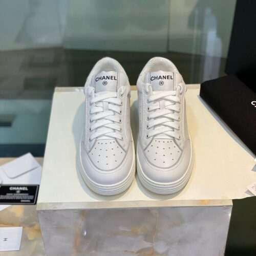 High Quality Luxury Chanel Casual Shoes Women Sneakers White product detail