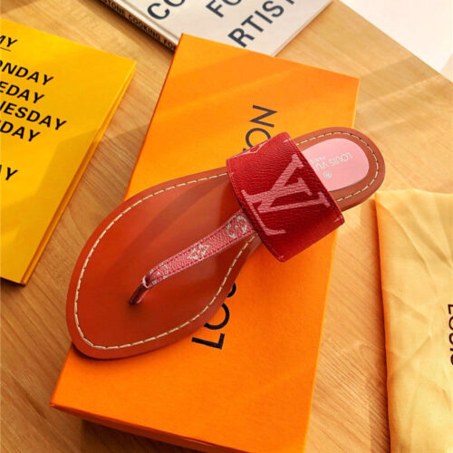 High Quality Luxury LV Louis Vuitton Slippers Sandals – Style 15075 product detail