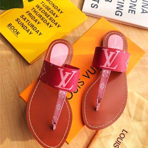 High Quality Luxury LV Louis Vuitton Slippers Sandals – Style 15075 product detail