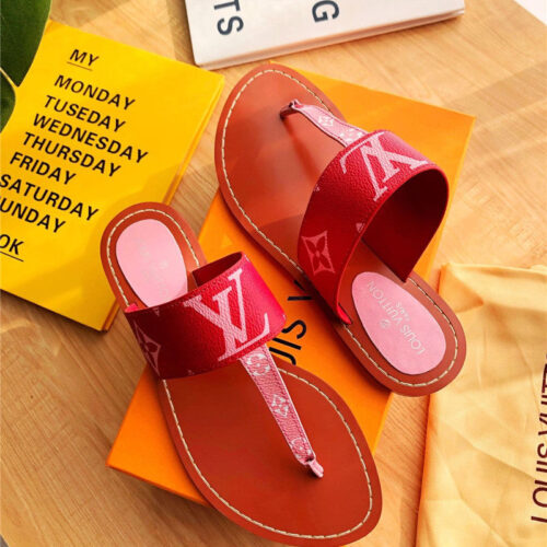High Quality Luxury LV Louis Vuitton Slippers Sandals – Style 15075 product detail