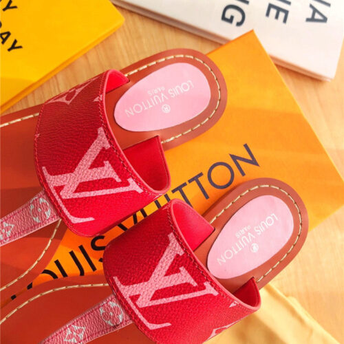 High Quality Luxury LV Louis Vuitton Slippers Sandals – Style 15075 product detail
