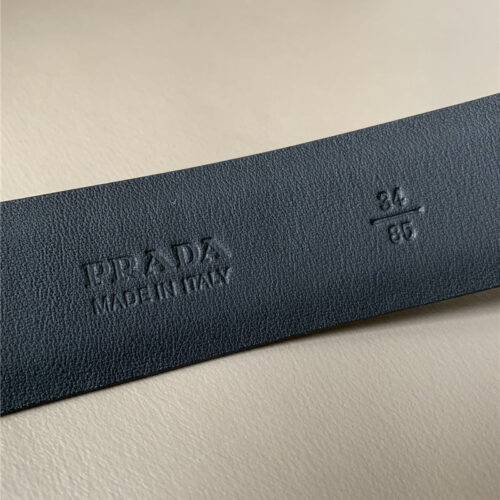 High Quality Luxury Prada Saffiano 34Mm Leather Belt product detail