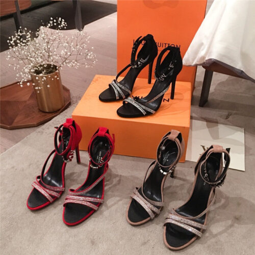 High Quality Luxury LV Louis Vuitton Heels Sandals For Women