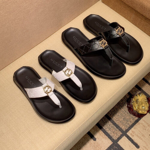 High Quality Luxury Gucci Mens Slippers
