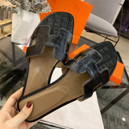 High Quality Luxury Hermes Oran Sandals – Style 69155 product detail