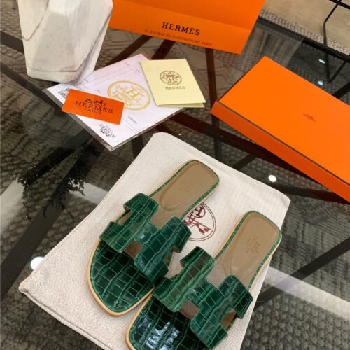 High Quality Luxury Hermes Oran Sandals – Style 31299 alternate view