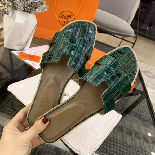 High Quality Luxury Hermes Oran Sandals – Style 31299 product detail