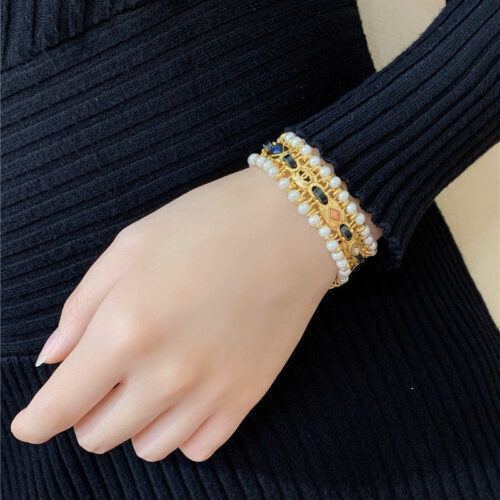 High Quality Luxury Chanel Pearl Bracelet alternate view