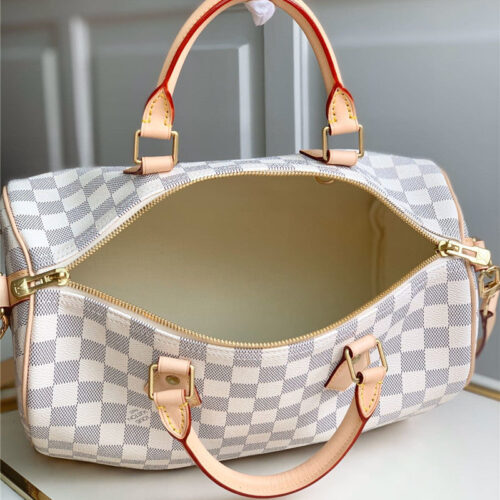 High Quality Luxury LV Speedy30 White product detail