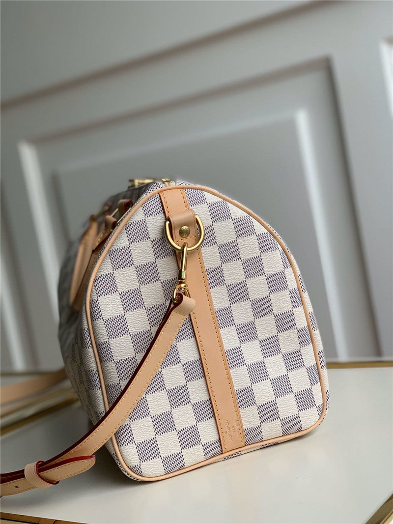 High Quality Luxury LV Speedy30 White product detail