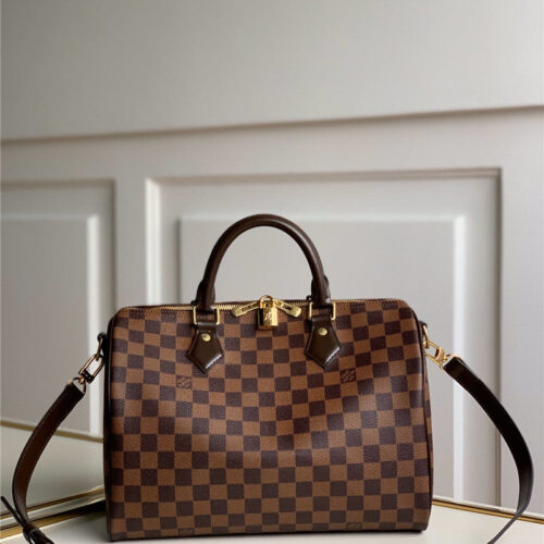 High Quality Luxury LV Speedy30 Brown