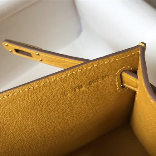 High Quality Luxury Hermes Kelly Pochette Yellow product detail