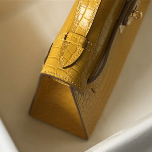 High Quality Luxury Hermes Kelly Pochette Yellow product detail