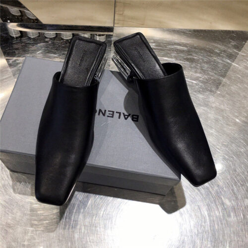 High Quality Luxury Fake Balenciaga Womens Mules Black Balenciaga Shoes Women alternate view