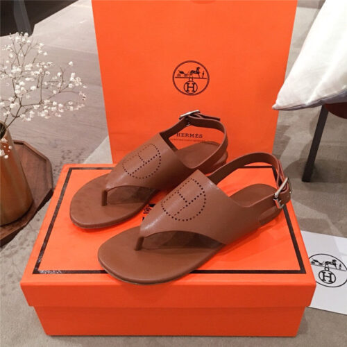 High Quality Luxury Hermes Fake Sandals Sandals Shoes – Style 25859 alternate view