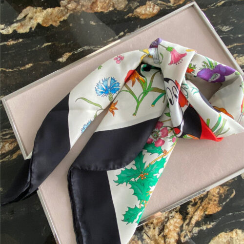 High Quality Luxury Gucci Disney Silk Scarf alternate view