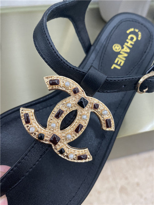 High Quality Luxury Chanel Flat Sandals – Style 81126 product detail