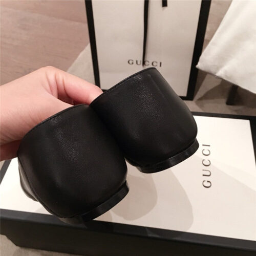 High Quality Luxury Gucci Womens Leather Shoes – Style 42131 product detail