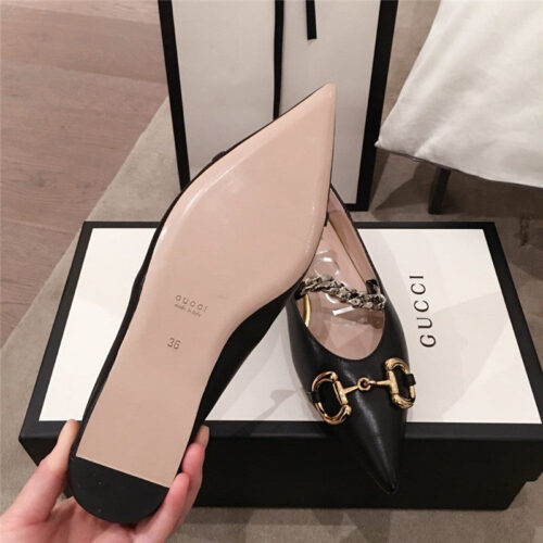 High Quality Luxury Gucci Womens Leather Shoes – Style 42131 product detail