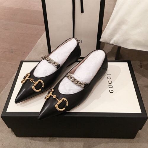 High Quality Luxury Gucci Womens Leather Shoes – Style 42131