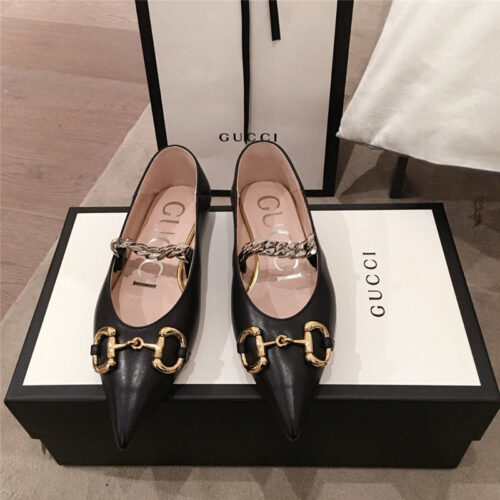 High Quality Luxury Gucci Womens Leather Shoes – Style 42131 product detail