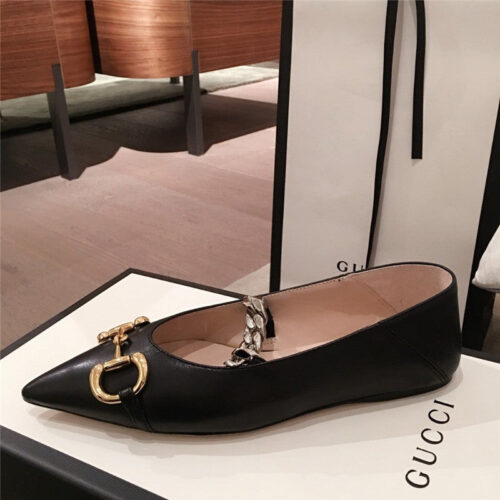 High Quality Luxury Gucci Womens Leather Shoes – Style 42131 product detail