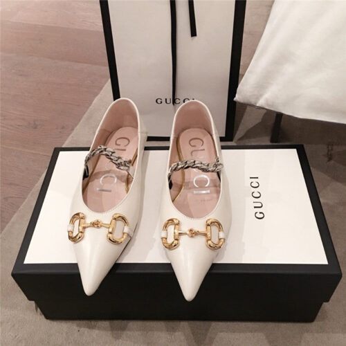 High Quality Luxury Gucci Womens Leather Shoes product detail
