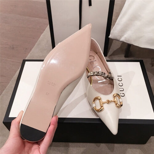 High Quality Luxury Gucci Womens Leather Shoes product detail