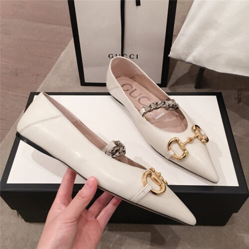 High Quality Luxury Gucci Womens Leather Shoes alternate view