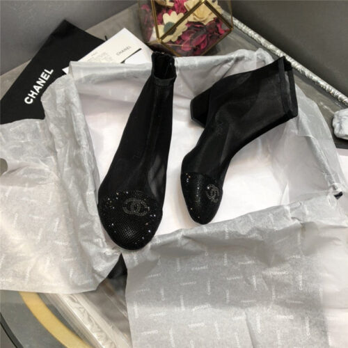 High Quality Luxury Chanel 2020 Transparent Boots In Black product detail