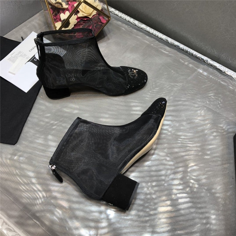 High Quality Luxury Chanel 2020 Transparent Boots In Black product detail