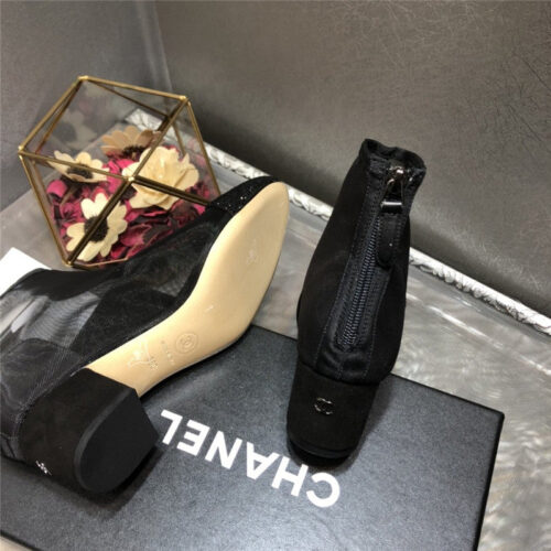 High Quality Luxury Chanel 2020 Transparent Boots In Black product detail