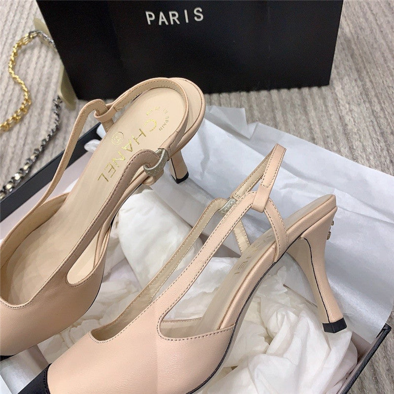 High Quality Luxury Chanel Slingback Heels product detail