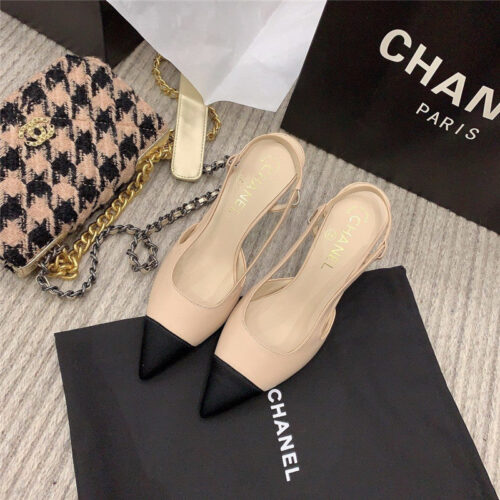 High Quality Luxury Chanel Slingback Heels product detail