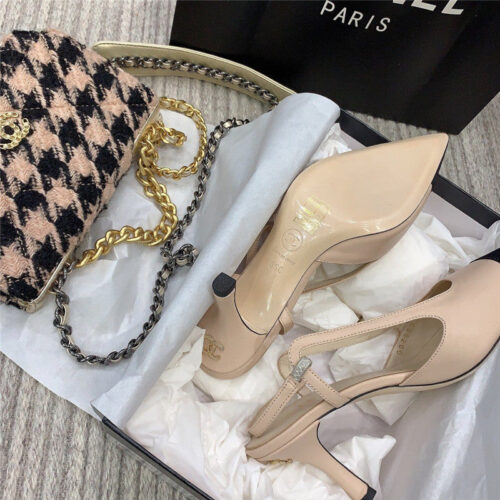 High Quality Luxury Chanel Slingback Heels product detail