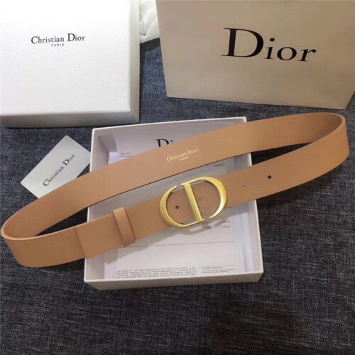 High Quality Luxury Dior Belt Pink