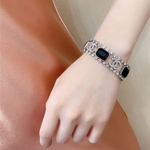 High Quality Luxury Chanel Crystal Bracelet alternate view