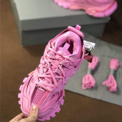 High Quality Luxury Balenciaga Track 3.0 Pink Balenciaga Sneakers Pink product detail