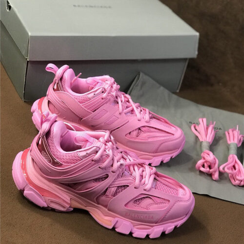 High Quality Luxury Balenciaga Track 3.0 Pink Balenciaga Sneakers Pink