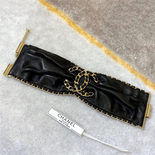 High Quality Luxury Chanel Woven Leather Bracelet product detail