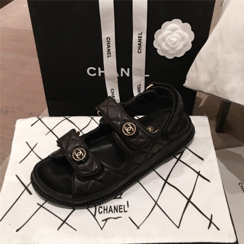 High Quality Luxury Chanel Cruise Sandals Sandal Black product detail