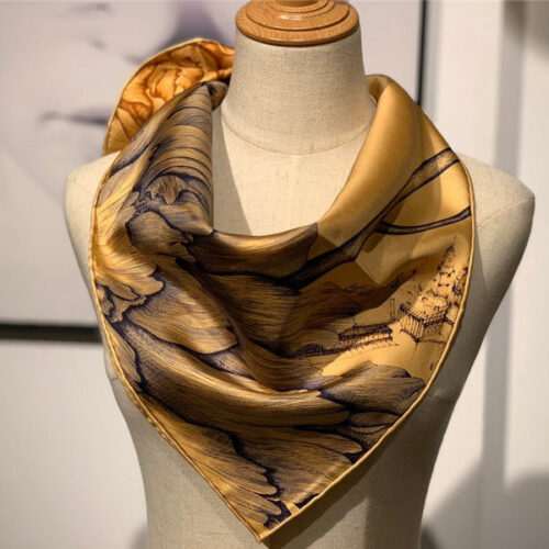 High Quality Luxury Hermes Silk Scarf Women alternate view