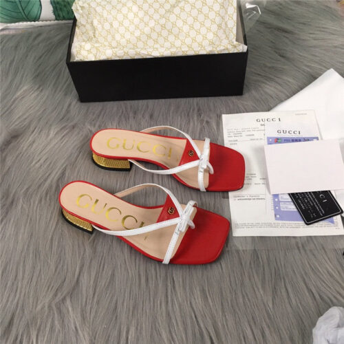 High Quality Luxury Gucci Summer Flip Flops Sandals – Style 54675