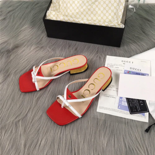 High Quality Luxury Gucci Summer Flip Flops Sandals – Style 54675 product detail