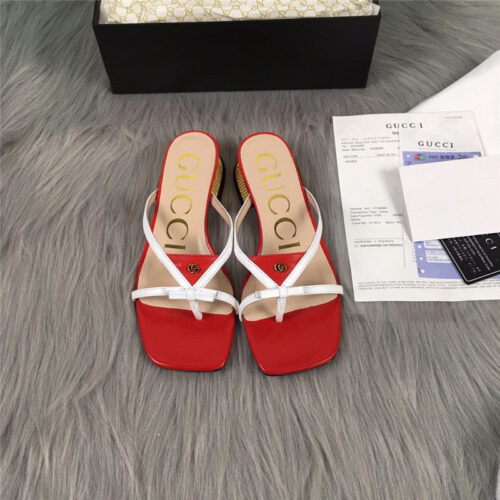 High Quality Luxury Gucci Summer Flip Flops Sandals – Style 54675 product detail